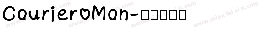 Courier Mon字体转换